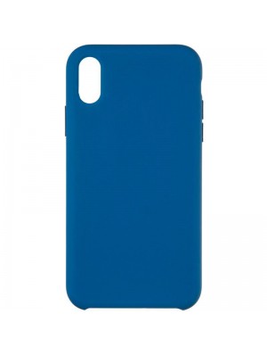 Чехол накладка Original 99% Soft Matte Case для iPhone XS Max Horizon Blue