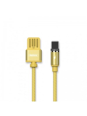 Кабель USB для зарядки Remax (OR) Gravity RC-095i Lightning Gold 1m