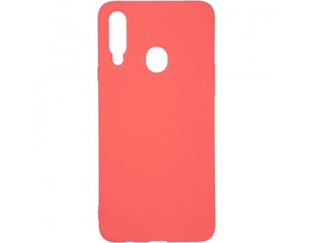 Чехол накладка Original 99% Soft Matte Case для Samsung A207 (A20s) Rose Red