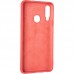 Чехол накладка Original 99% Soft Matte Case для Samsung A207 (A20s) Rose Red