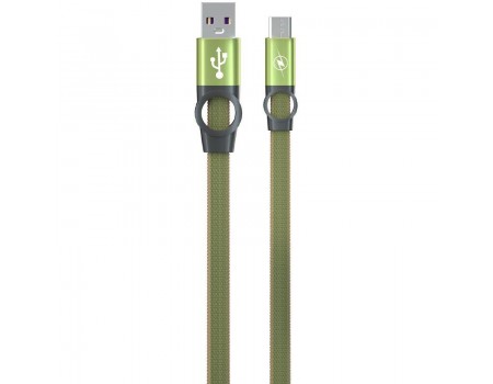 Кабель USB для зарядки Gelius Pro Flexible 2 GP-UC07m MicroUSB Pine Green