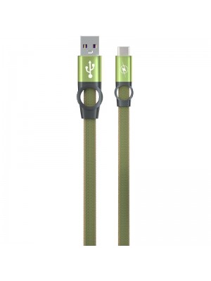 Кабель USB для зарядки Gelius Pro Flexible 2 GP-UC07c Type-C Pine Green