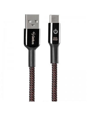 Кабель USB для зарядки Gelius Pro Smart GP-U08c Type-C Black (2A)(1m)(12 мес)