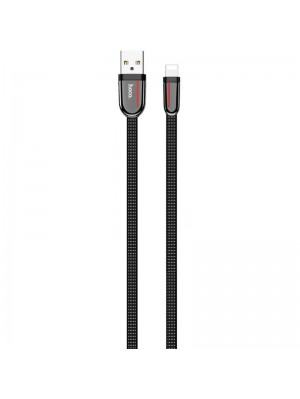 Кабель USB для зарядки Hoco U74 Grand Lightning Black 1m