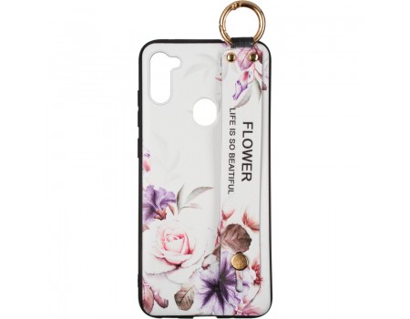 Чехол накладка Flower Rope Case для Samsung A115 (A11) White