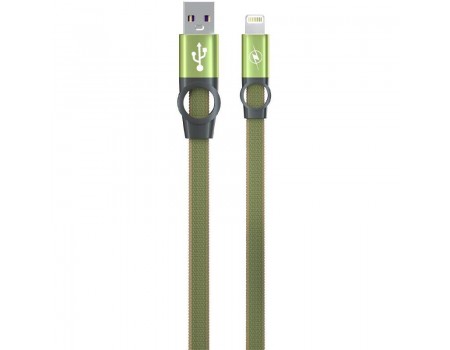 Кабель USB для зарядки Gelius Pro Flexible 2 GP-UC07i Lightning Pine Green