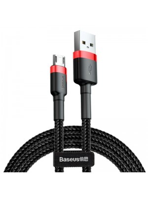 Кабель USB для зарядки Baseus Cafule MicroUSB (CAMKLF-C91) Black/Red 2m