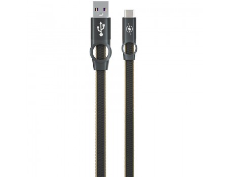 Кабель USB для зарядки Gelius Pro Flexible 2 GP-UC07c Type-C Black