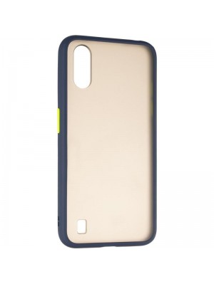 Чехол накладка Gelius Bumper Mat Case для Samsung A015 (A01) Blue