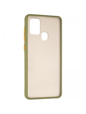 Чехол накладка Gelius Bumper Mat Case для Samsung A217 (A21s) Green