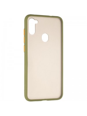 Чехол накладка Gelius Bumper Mat Case для Samsung A115 (A11) Green