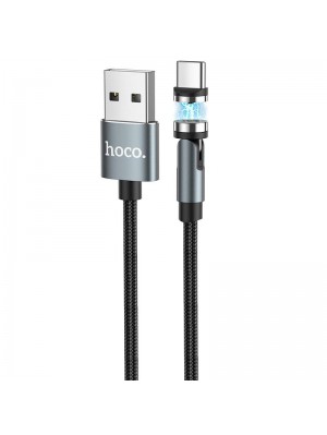 Кабель USB для зарядки Hoco U94 Universal Rotating Type-C Black 1.2m