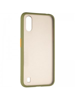 Чехол накладка Gelius Bumper Mat Case для Samsung A015 (A01) Green