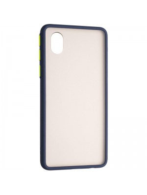 Чехол накладка Gelius Bumper Mat Case для Samsung A013 (A01 Core) Blue