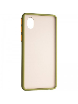 Чехол накладка Gelius Bumper Mat Case для Samsung A013 (A01 Core) Green