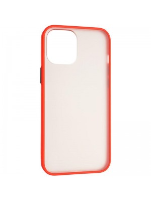 Чехол накладка Gelius Bumper Mat Case для iPhone 12 Pro Max Red