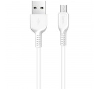 Кабель USB для заряджання Hoco X20 Flash Charged MicroUSB White 1m