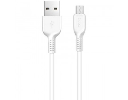 Кабель USB для заряджання Hoco X20 Flash Charged MicroUSB White 1m