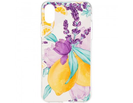 Чехол Gelius Print Case для iPhone X Lemon