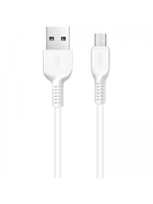 Кабель USB для зарядки Hoco X20 Flash Charged MicroUSB White 2m