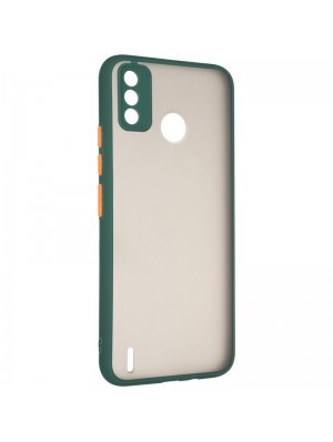 Чехол накладка Gelius Bumper Mat Case для Tecno Spark 6 Go Green