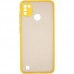 Чехол накладка Gelius Bumper Mat Case для Tecno Pop 4 Pro Yellow