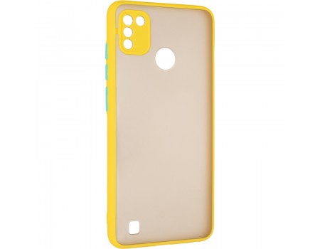 Чехол накладка Gelius Bumper Mat Case для Tecno Pop 4 Pro Yellow