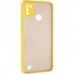 Чехол накладка Gelius Bumper Mat Case для Tecno Pop 4 Pro Yellow