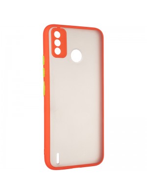 Чехол накладка Gelius Bumper Mat Case для Tecno Spark 6 Go Red