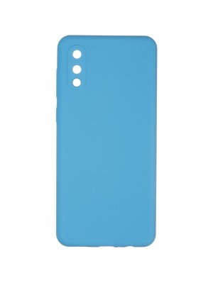 Чехол накладка Original 99% Soft Matte Case для Samsung A022 (A02) Blue