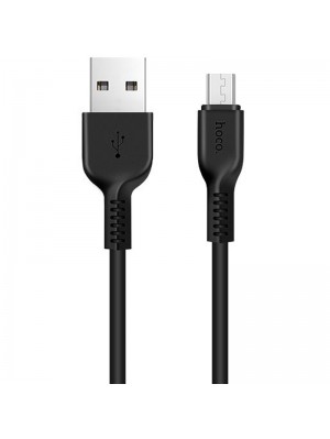 Кабель USB для зарядки Hoco X20 Flash Charged MicroUSB Black 2m