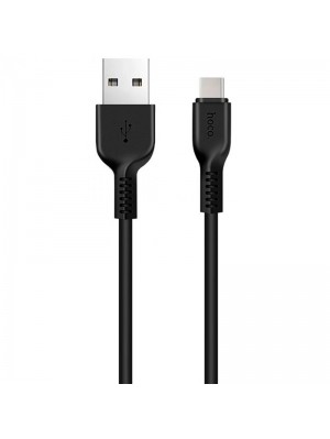 Кабель USB для зарядки Hoco X20 Flash Charged Type-C Black 1m