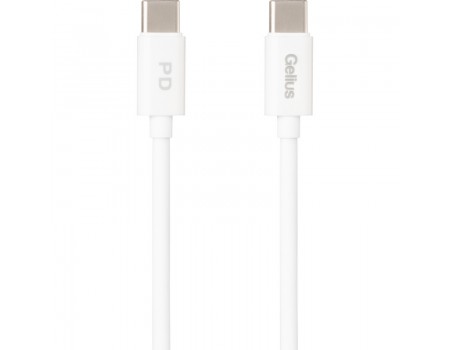 Кабель USB для зарядки Gelius Contact GP-UC112 60W Type-C/Type-C White (2m)