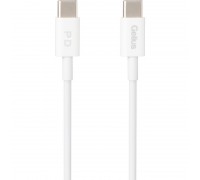 Кабель USB для зарядки Gelius Contact GP-UC111 60W Type-C/Type-C White (1m)