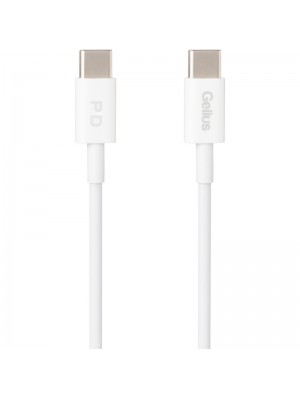 Кабель USB для зарядки Gelius Contact GP-UC111 60W Type-C/Type-C White (1m)