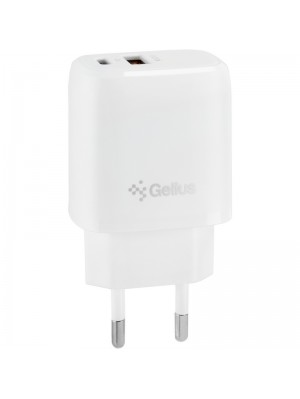 Зарядное устройство Gelius Pro X-Duo GP-HC014 USB+Type-C QC3.0/PD20W White