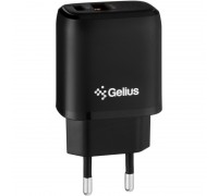 Зарядний пристрій Gelius Pro X-Duo GP-HC014 USB+Type-C QC3.0/PD20W Black (12 міс)