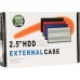 Карман внешний для 2.5" HDD CASE U25 USB2.0 Silver