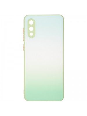 Чехол накладка Glass Rainbow Case Samsung A022 (A02) Mint Mohito