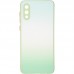 Чехол накладка Glass Rainbow Case Samsung A022 (A02) Mint Mohito