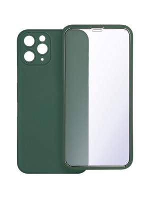 Чехол Gelius Slim Full Cover Case + Glass для iPhone 11 Pro Dark Green