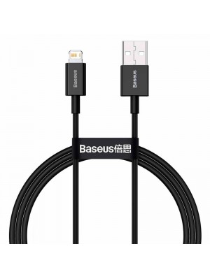 Кабель USB для зарядки Baseus Superior Series Lightning 2.4A (CALYS-C01) Black 2m