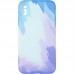 Watercolor Case для iPhone X Blue