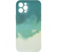 Watercolor Case для iPhone 12 Pro Max Green