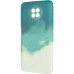 Watercolor Case для Xiaomi Redmi Note 9t Green