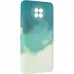 Watercolor Case для Xiaomi Redmi Note 9t Green