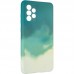 Watercolor Case для Samsung A725 (A72) Green