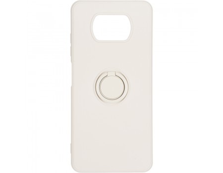 Чехол Gelius Ring Holder Case для Xiaomi Poco X3 Pro Ivory White