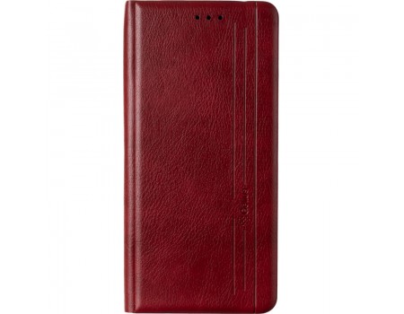 Чехол книжка Leather Gelius New для Samsung A037 (A03S) Red