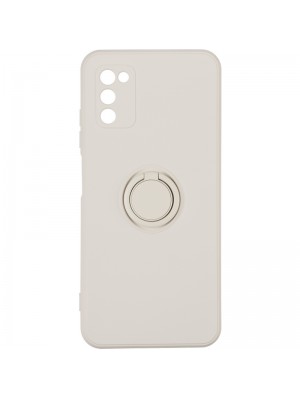 Чехол Gelius Ring Holder Case для Samsung A037 (A03s) Ivory White